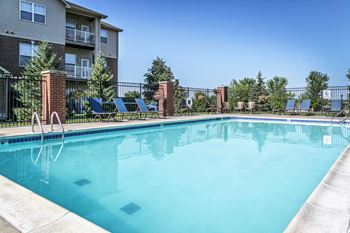 Swimming Pool at Landings Apartments, The, Bellevue, NE